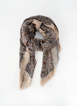 Foulard marron MORGAN femme