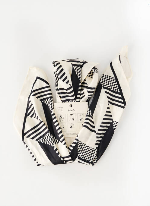 Foulard blanc MANGO femme