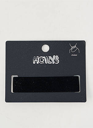 Collier noir HAILYS femme