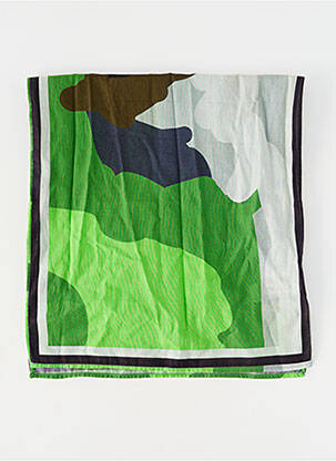 Foulard vert SUNSET STUDIO femme