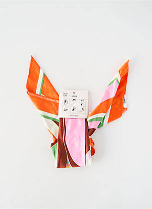 Foulard rose MANGO femme