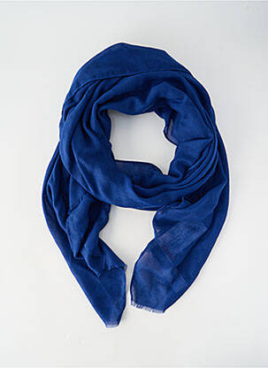 Foulard bleu MANGO femme