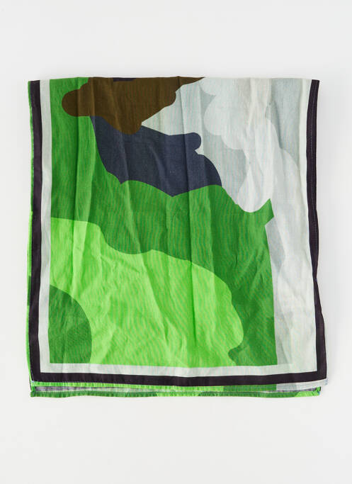 Foulard vert SUNSET STUDIO femme