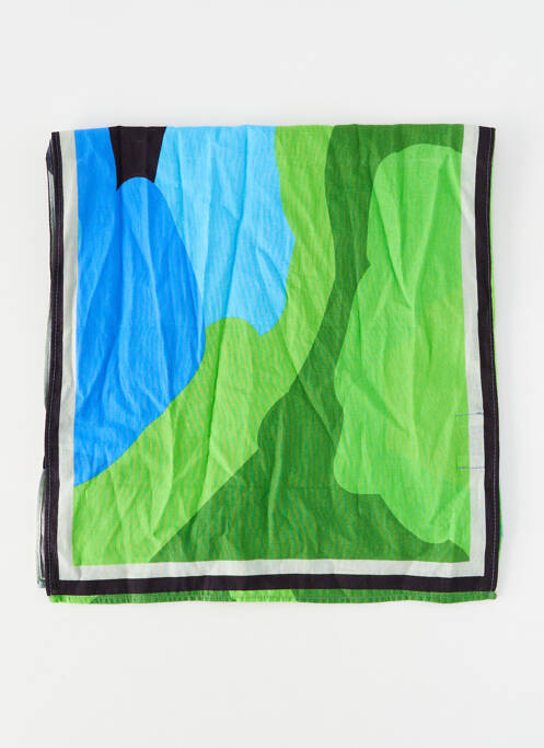 Foulard vert SUNSET STUDIO femme