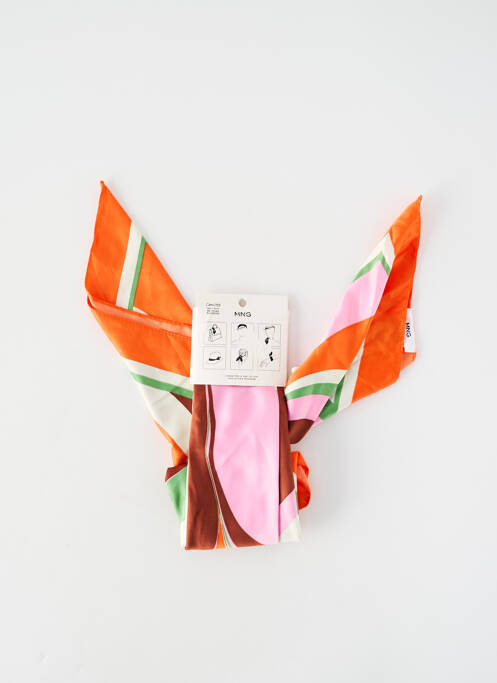 Foulard rose MANGO femme