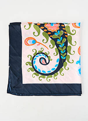Foulard bleu MANGO femme