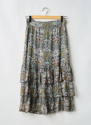 Jupe mi-longue bleu BA&SH femme