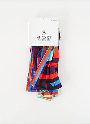 Foulard multicolore SUNSET STUDIO femme
