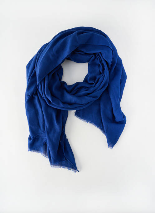 Foulard bleu MANGO femme