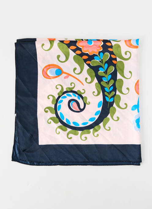 Foulard bleu MANGO femme