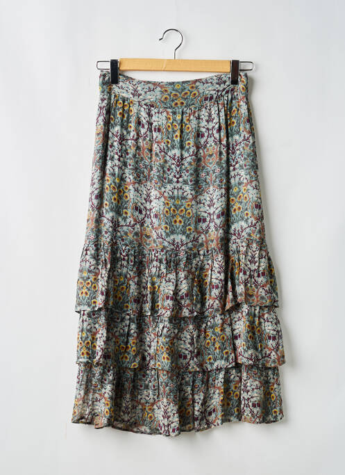 Jupe mi-longue bleu BA&SH femme