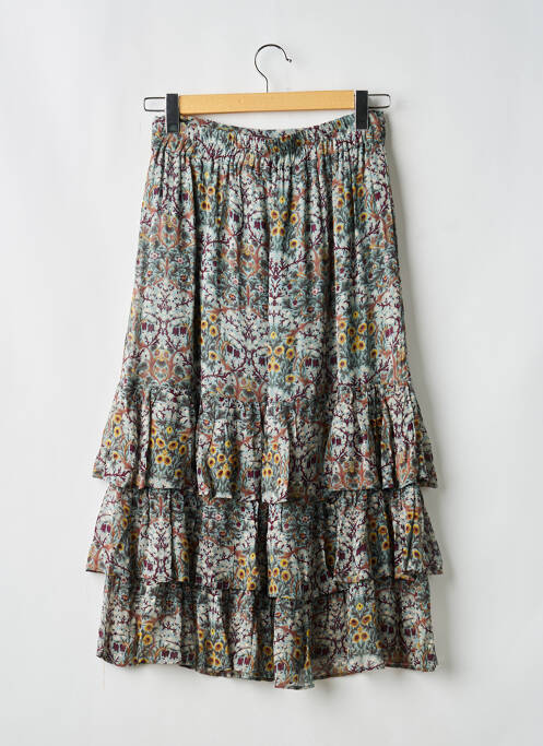 Jupe mi-longue bleu BA&SH femme