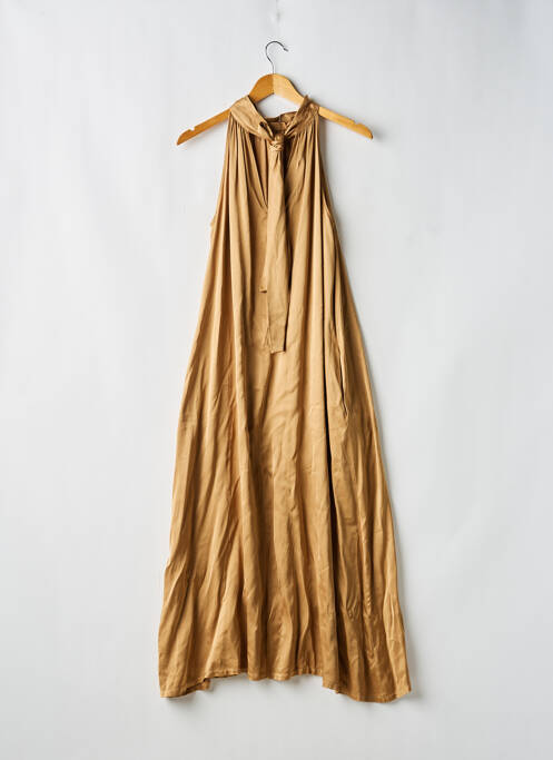 Robe longue marron DIXIE femme