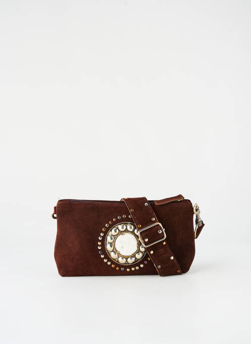 Sac marron FLOWER MARKET femme