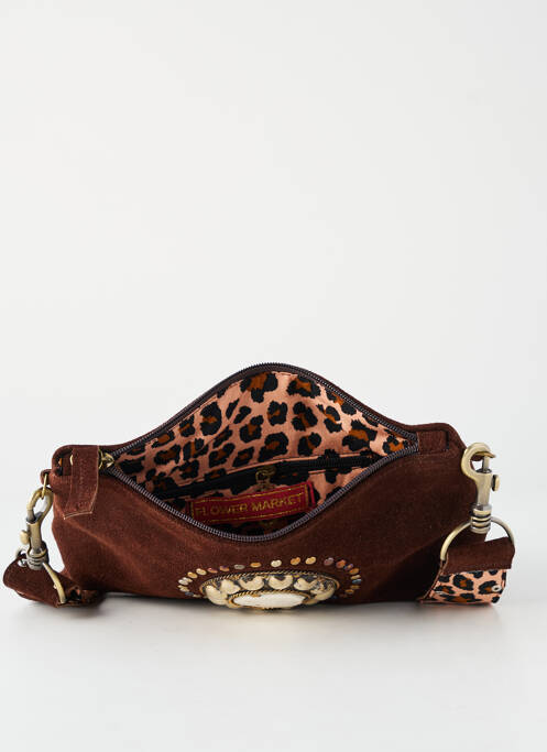 Sac marron FLOWER MARKET femme