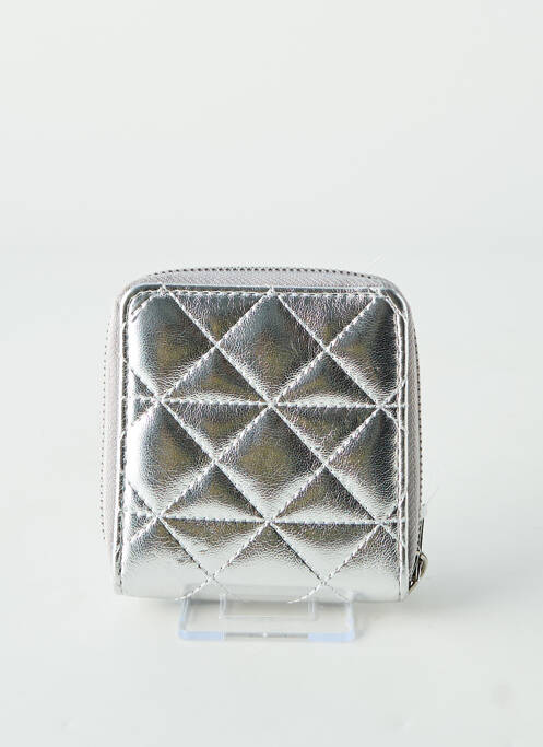 Porte-monnaie argent MANGO femme
