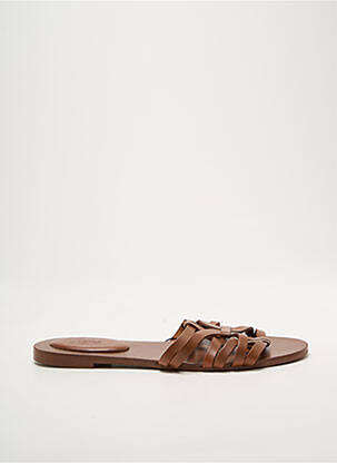 Sandales/Nu pieds marron MANGO femme