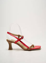 Sandales/nu pieds rouge ASTRID BLACK LABEL femme