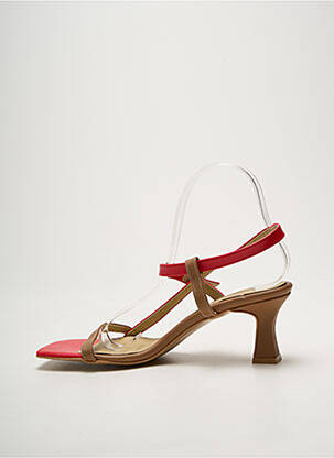 Sandales/nu pieds rouge ASTRID BLACK LABEL femme