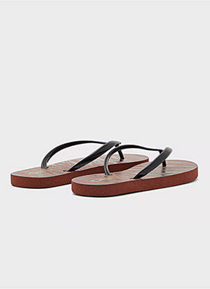 Tongs marron ONLY femme