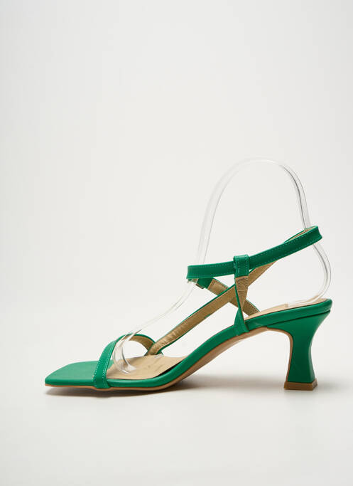 Sandales/Nu pieds vert ASTRID BLACK LABEL femme