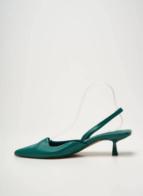 Sandales/Nu pieds vert ONLY femme