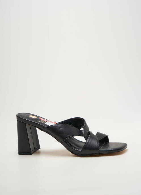 Sandales/Nu pieds noir LA STRADA femme