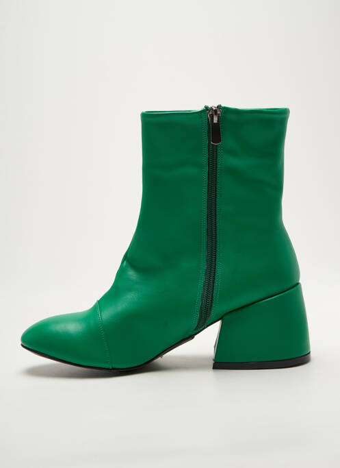 Bottines/Boots vert ASTRID BLACK LABEL femme