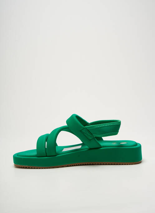 Sandales/Nu pieds vert LA STRADA femme