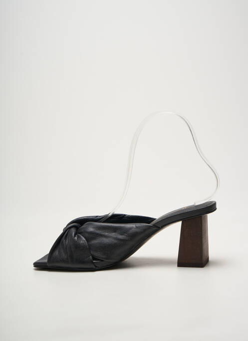 Sandales/Nu pieds noir MANGO femme