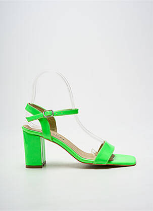 Sandales/Nu pieds vert YUGEN femme
