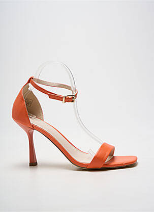 Sandales/Nu pieds orange ONLY femme