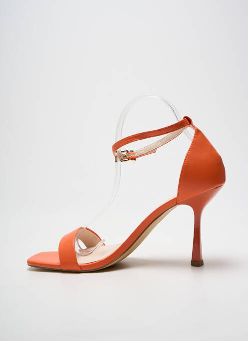 Sandales/Nu pieds orange ONLY femme