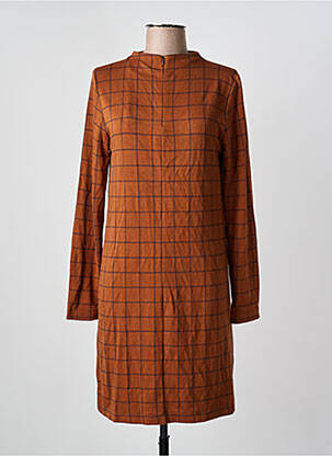 Robe courte marron LE FABULEUX MARCEL DE BRUXELLES femme