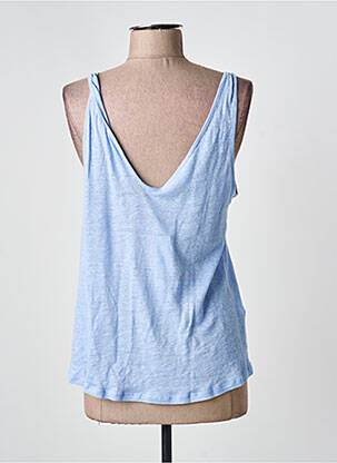 Débardeur bleu MANGO femme