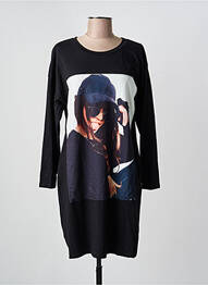Robe courte noir HAILYS femme