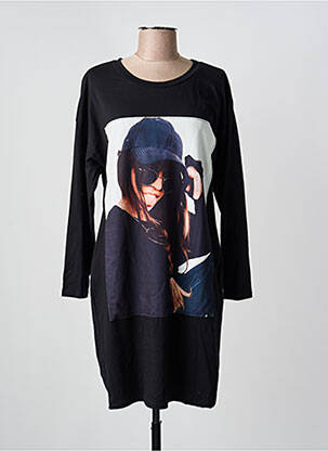 Robe courte noir HAILYS femme