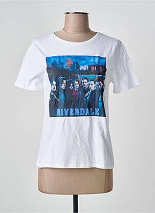 T-shirt blanc RIVERDALE femme