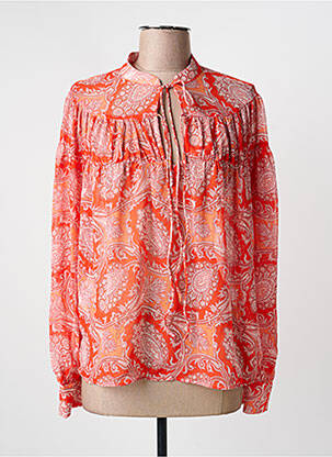 Chemisier orange MANGO femme