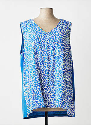 Top bleu CECIL femme