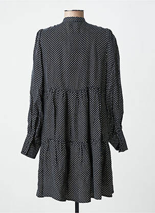 Robe mi-longue noir SUPERDRY femme