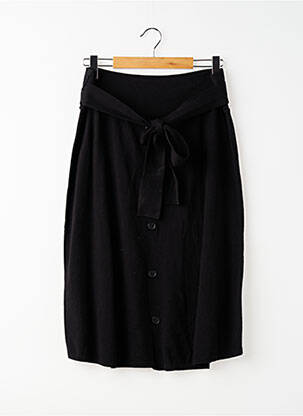 Jupe mi-longue noir STREET ONE femme