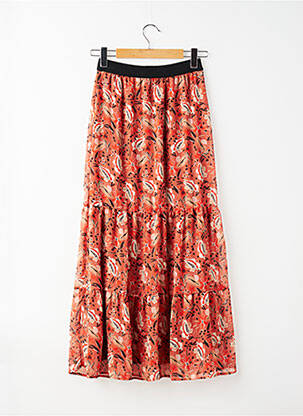 Jupe longue orange GARCIA femme