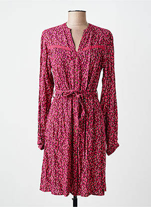 Robe mi-longue rose GARCIA femme