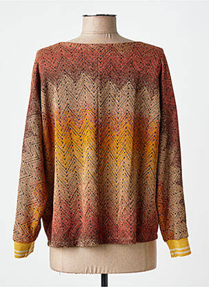 Pull orange BELLITA femme