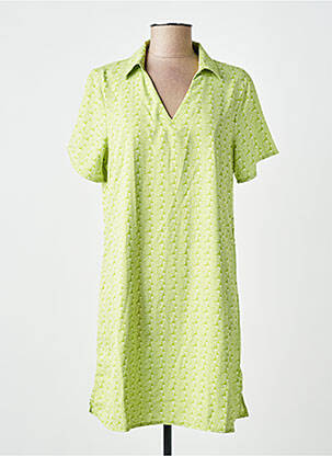 Robe courte vert ONLY femme