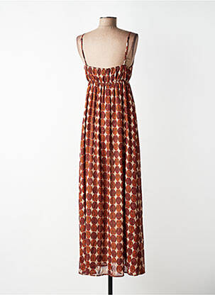 Robe longue marron MOLLY BRACKEN femme