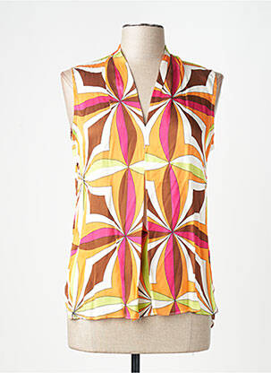 Chemisier orange AMELIE & AMELIE femme