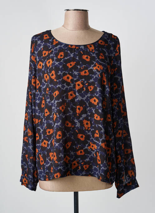 Chemisier bleu BELLITA femme