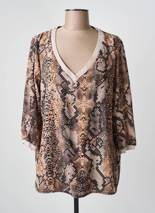 Chemisier beige BELLITA femme